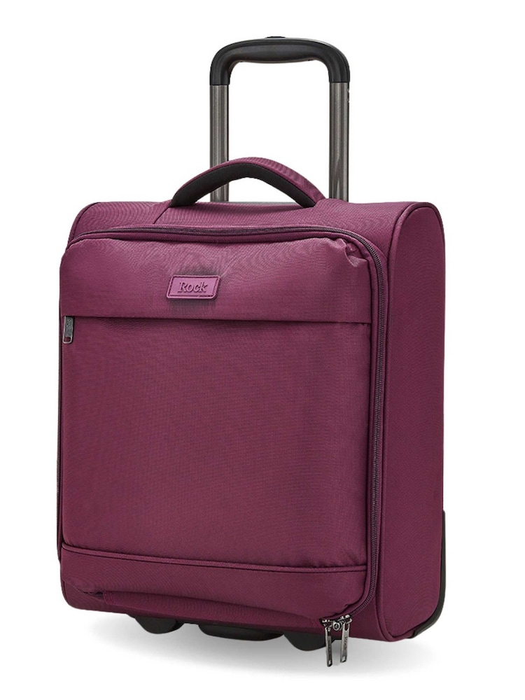 Rock Purple Paris Underseat Suitcase - Image 1 of 3