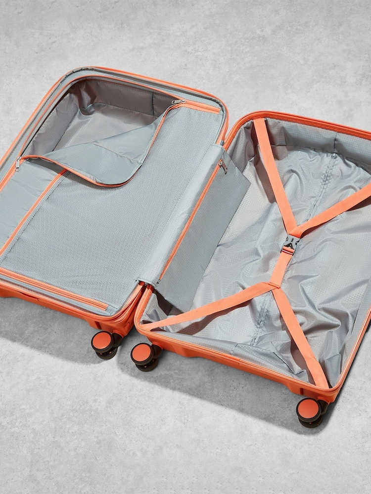 Rock Luggage Orange Tulum Luggage 3 Piece Set - Image 4 of 4 Rock Luggage Orange Tulum Luggage 3 Piece Set - Image 4 of 4
