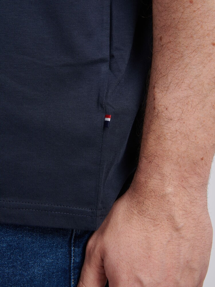 U.S. Polo Assn. Blue Mens Big and Tall Circle Print 100% Cotton T-Shirt - Image 6 of 6 U.S. Polo Assn. Blue Mens Big and Tall Circle Print 100% Cotton T-Shirt - Image 6 of 6