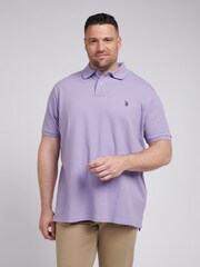 من U.S. Polo Assn. قميص بولو بيكيه قطن 100% للرجال تشكيلة Big & Tall - صورة 1 من 5