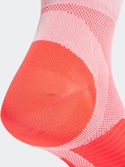 adidas White RunxAdizero 1 Pack Socks - Image 4 of 4