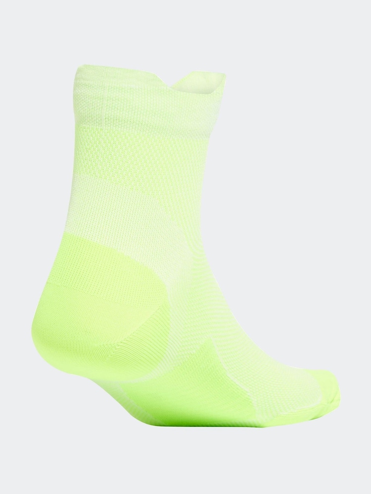adidas White RunxAdizero 1 Pack Socks - Image 2 of 4