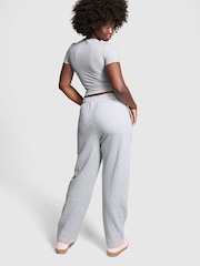 Victoria's Secret PINK Medium Heather Grey Straight Leg Fleece Joggers - Image 2 of 4