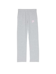 Victoria's Secret PINK Medium Heather Grey Straight Leg Fleece Joggers - Image 4 of 4
