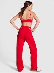 Victoria's Secret PINK Vermillion Red Straight Leg Fleece Joggers - Image 2 of 4