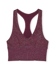 Victoria's Secret PINK Purple Rose Shine Sports Bra - Image 3 of 3