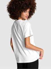 Victoria's Secret PINK Optic White Cotton Pyjama T-Shirt - Image 2 of 3