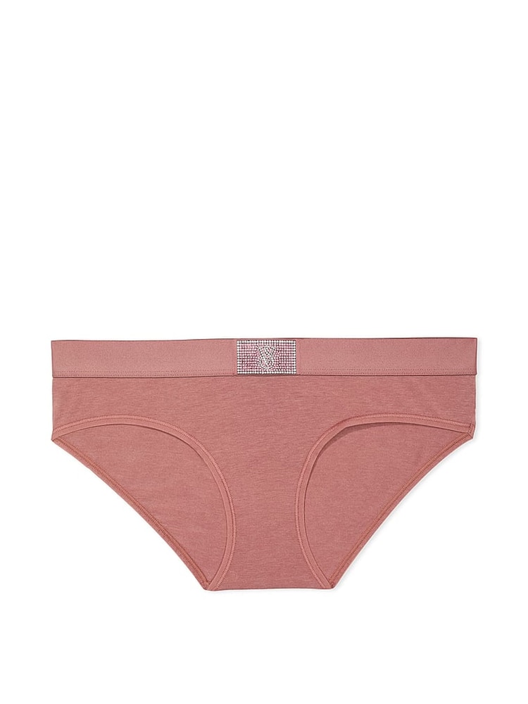 Vintage rozenroze - Victoria's Secret slipje met glanzende logopatch - Image 4 of 4