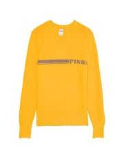 Victoria's Secret PINK Yellow Gold Glow Crewneck Jumper - Image 3 of 3
