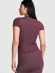 Victoria's Secret PINK Purple Rose Shine T-Shirt - Image 2 of 3