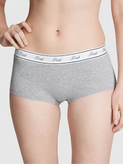 PINK Black/Purple/White/Grey Short 5 Pack Knickers - Image 2 of 3
