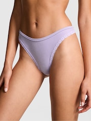 Victoria's Secret PINK Purple Cloud Thong Seamless Knickers - Image 1 of 3