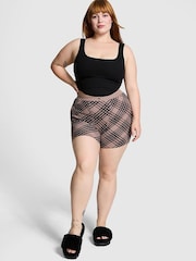 Victoria's Secret PINK Iced Coffee Brown Thermal Boxer Pyjama Shorts - Image 1 of 3
