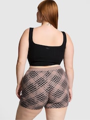 Victoria's Secret PINK Iced Coffee Brown Thermal Boxer Pyjama Shorts - Image 2 of 3