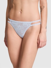 Victoria's Secret PINK White/Blue/Navy/Green Thong 5 Pack Knickers - Image 2 of 3