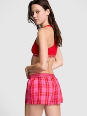 Victoria's Secret PINK Pink Rose Plaid Short Pyjama Bottoms - Image 2 of 3