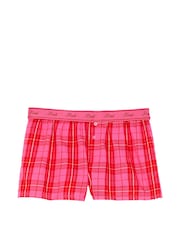 Victoria's Secret PINK Pink Rose Plaid Short Pyjama Bottoms - Image 3 of 3