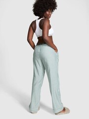 Victoria's Secret PINK Deep Forest Green Stripe Trouser Pyjama Bottoms - Image 2 of 3