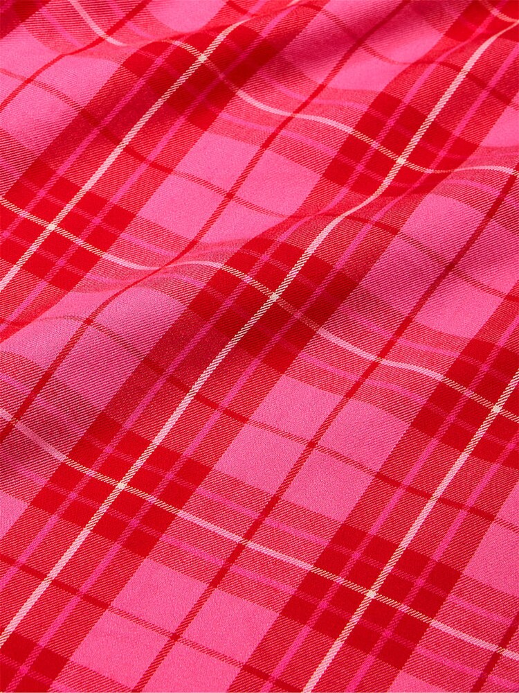 Victoria's Secret PINK Pink Rose Plaid Trouser Pyjama Bottoms - Image 4 of 4