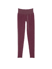 Victoria's Secret PINK Purple Rose Shine Leggings - Image 3 of 3