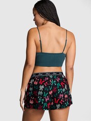 Victoria's Secret PINK Black Bow Short Pyjama Bottoms - Image 2 of 3