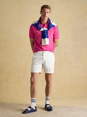 Темно-розовый - Joules Woody Cotton Pique Polo Shirt - Image 5 of 8