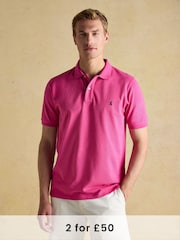 Rosa profundo - Camisa polo de algodão pique Joules Woody - Imagem 9 de 13