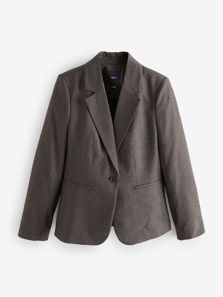 Bruin - Tailored Checked Single Breasted Blazer - Image 5 of 7