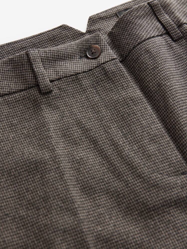 Brun - Pantalon slim ajusté à carreaux - Image 7 of 8