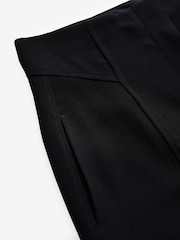 Black Tailored Crepe Super Wide Trousers - Image 7 of 8
