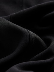 Black Tailored Crepe Super Wide Trousers - Image 8 of 8