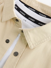 smALLSAINTS Beige Boys Shacket and T-Shirt Set - Image 8 of 10