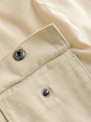 smALLSAINTS Beige Boys Shacket and T-Shirt Set - Image 9 of 10