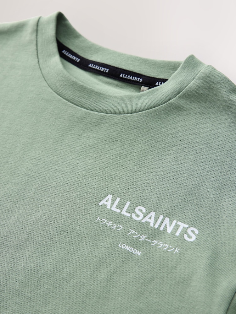 vert - smALLSAINTS Oversized Underground Crew 100% Cotton T-Shirt - Image 6 of 7