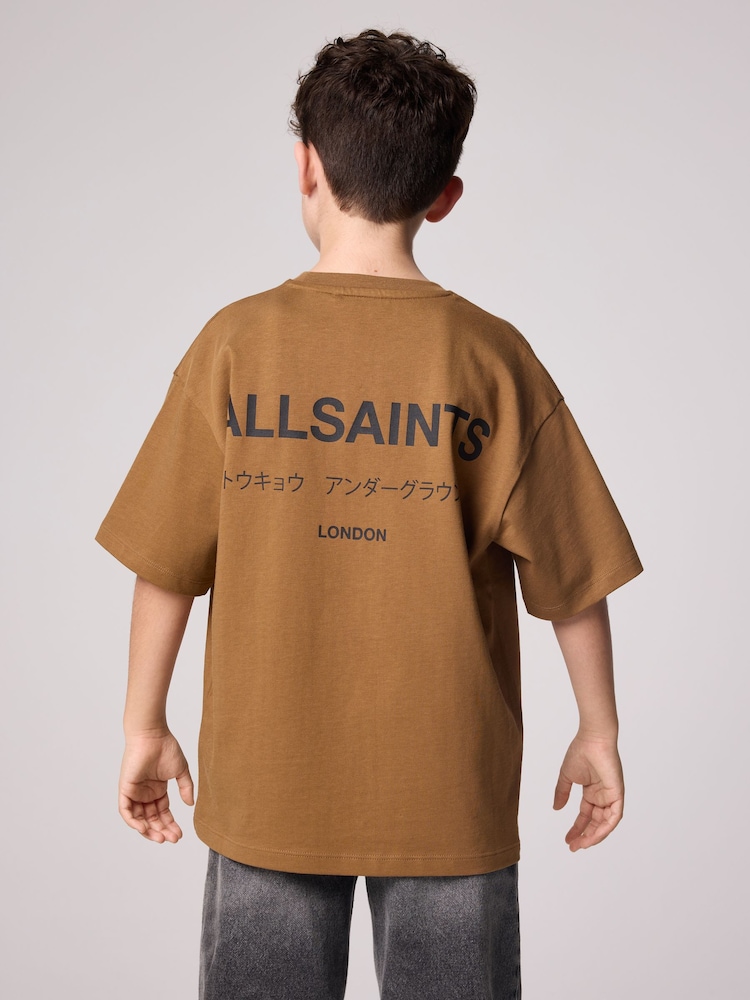 Braun - SmallSaints – übergroßes Underground-T-Shirt aus Baumwolle mit Rundhalsausschnitt - Bild 2 von 7 Braun - SmallSaints – übergroßes Underground-T-Shirt aus Baumwolle mit Rundhalsausschnitt - Bild 2 von 7