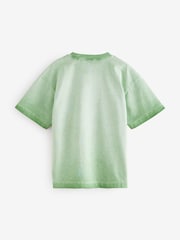 أخضر - smALLSAINTS Oversized Pocket Washed Crew T-Shirt - صورة 5 من 7