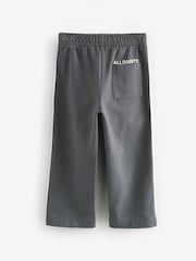 smALLSAINTS Charcoal Grey Tierra Logo Wide Leg 100% Cotton Joggers - Image 8 of 9