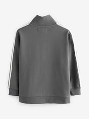 smALLSAINTS Tierra Logo Funnel Neck Zip Through Jacket - Image 7 of 8