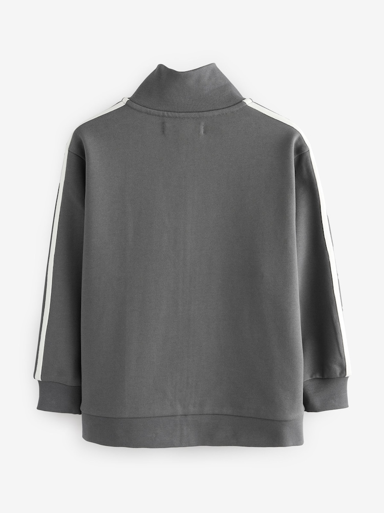 smALLSAINTS Tierra Logo Funnel Neck Zip Through Jacket - Image 7 of 8