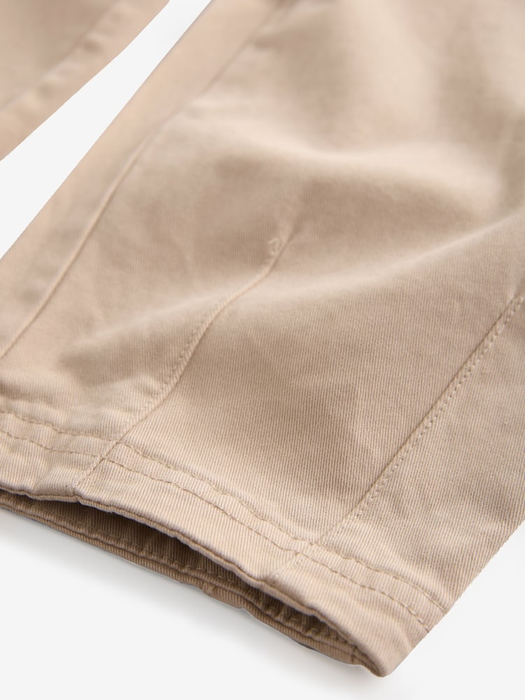 smALLSAINTS Tan Brown Boys Buck Tapered Leg Relaxed Trousers - Image 10 of 10