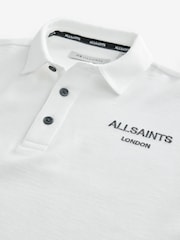 smALLSAINTS Boys Oversized Rafa Textured Short Sleeve 100% Cotton Polo Shirt - Image 5 of 8