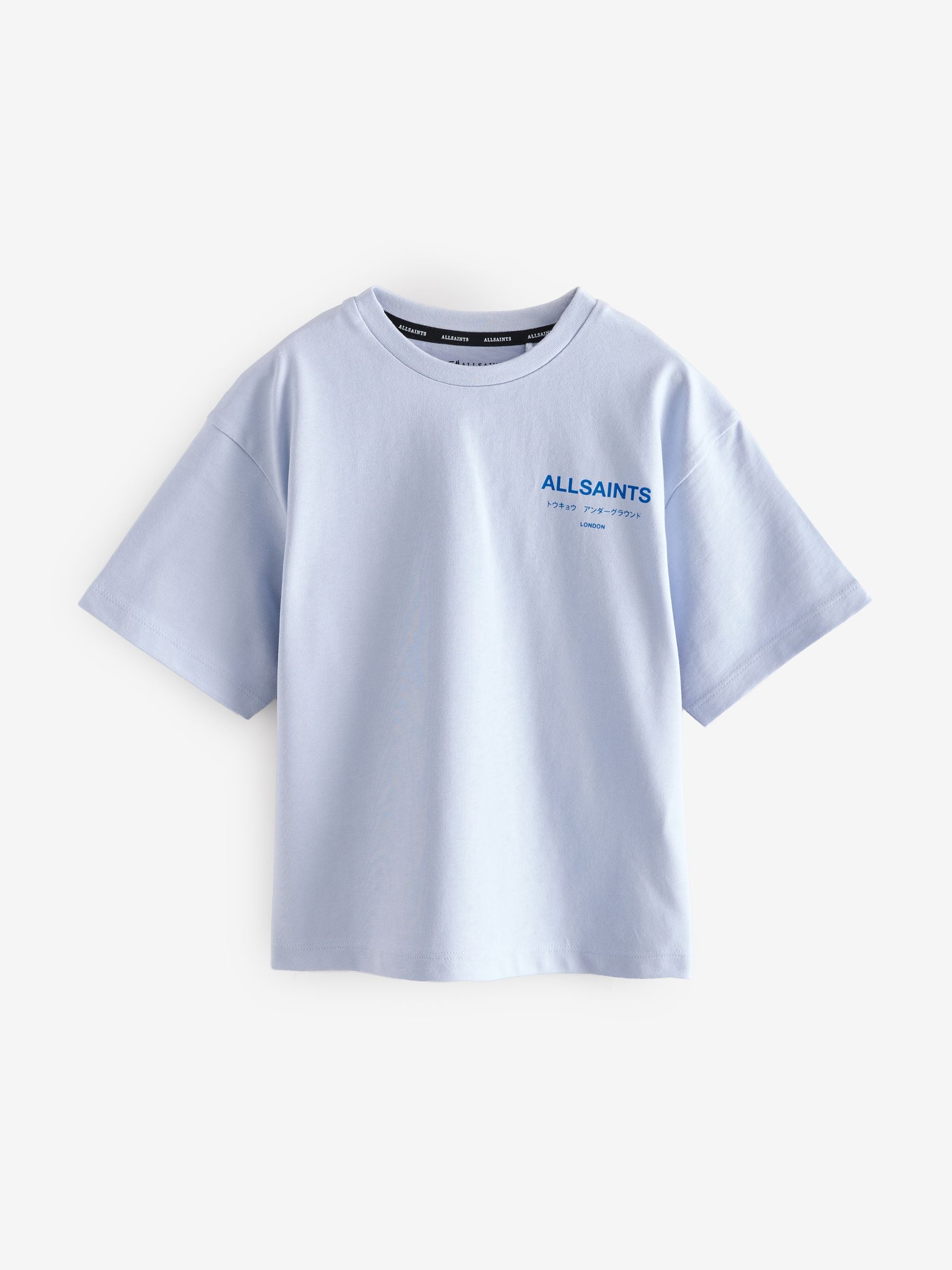 SALSATION　Tshirt with split　S　Light blue Buy smALLSAINTS Light Blue Oversized Underground Crew Cotton