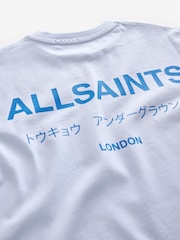 smALLSAINTS Light Blue Oversized Underground Crew 100% Cotton T-Shirt - Image 8 of 8