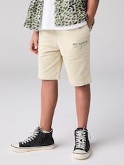 beige - smALLSAINTS Boys Underground Chino Shorts - Image 1 de 9