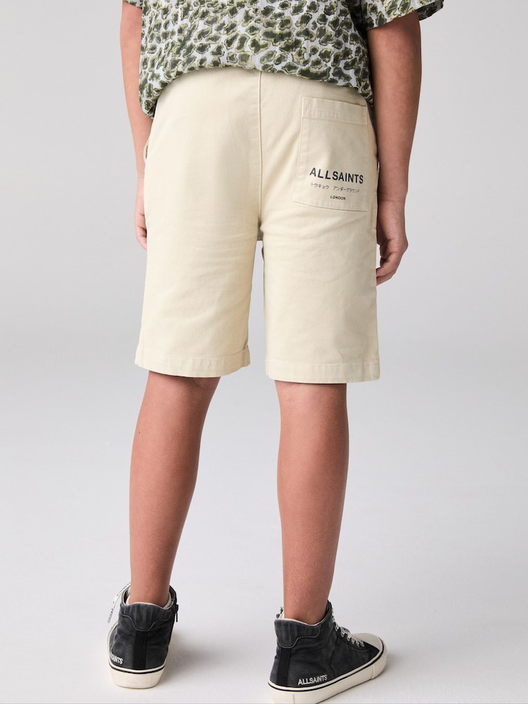 beige - smALLSAINTS Boys Underground Chino Shorts - Image 2 of 9