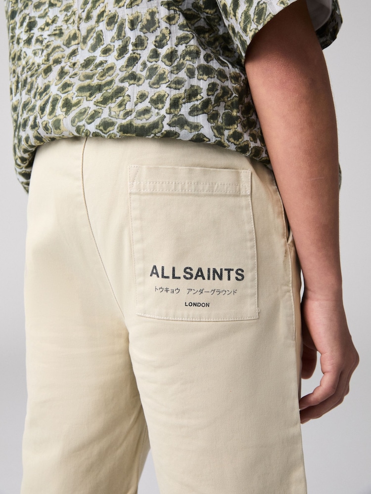 beige - smALLSAINTS Boys Underground Chino Shorts - Image 4 of 9