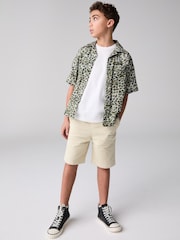 beige - smALLSAINTS Boys Underground Chino Shorts - Image 5 de 9