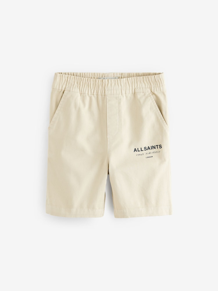 beige - smALLSAINTS Boys Underground Chino Shorts - Image 6 of 9
