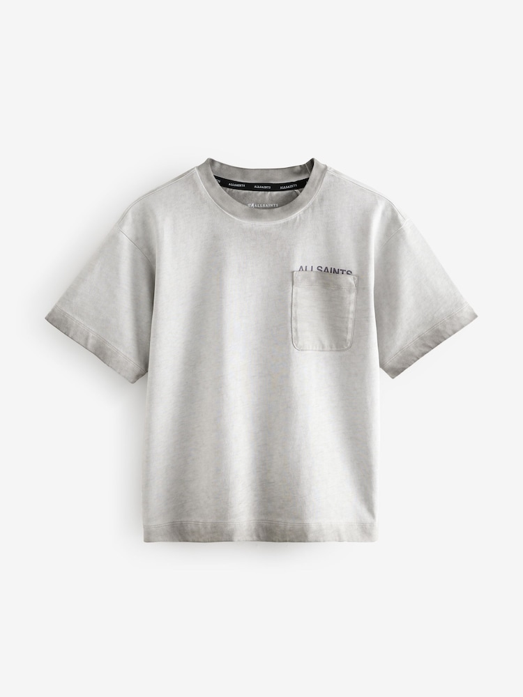 Gri - smALLSAINTS Tricou supradimensionat cu buzunar spalat - Image 5 of 8
