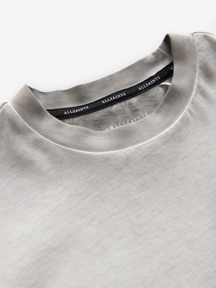 smALLSAINTS Grey Oversized Pocket Washed Crew T-Shirt - Image 8 of 8